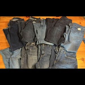 9 pair of Size 14 jeans